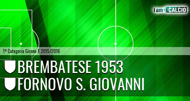 Brembatese 1953 - Fornovo S. Giovanni