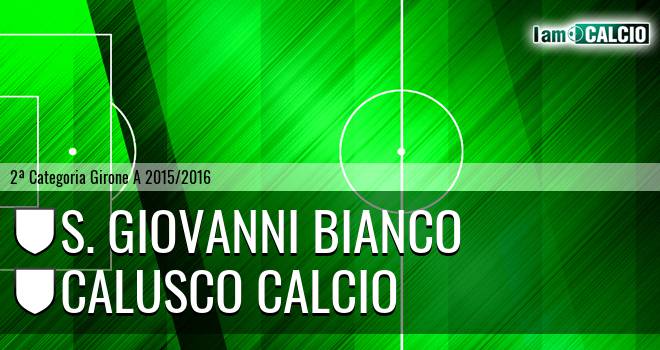 S. Giovanni Bianco - Calusco calcio