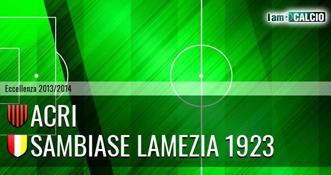 Acri - Sambiase Lamezia 1923