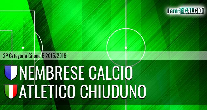 Nembrese calcio - Atletico Chiuduno