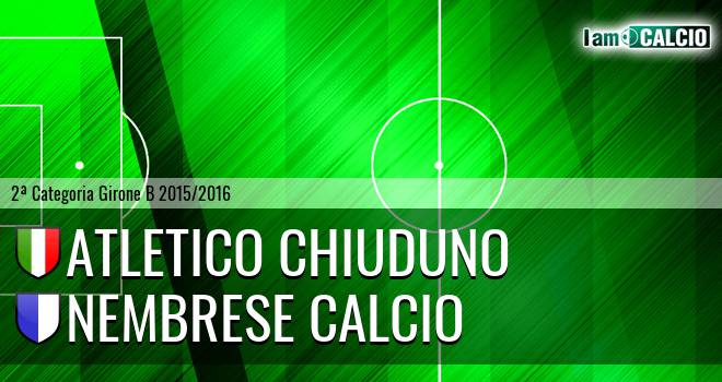 Atletico Chiuduno - Nembrese calcio