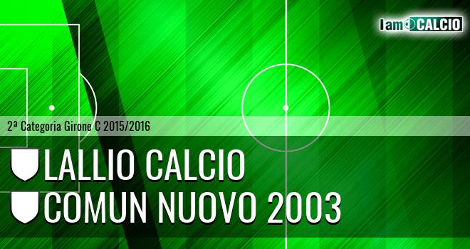 Lallio calcio - Comun Nuovo 2003