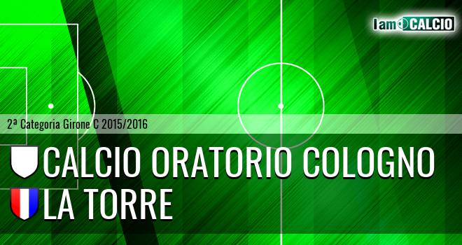 Calcio oratorio Cologno - La Torre