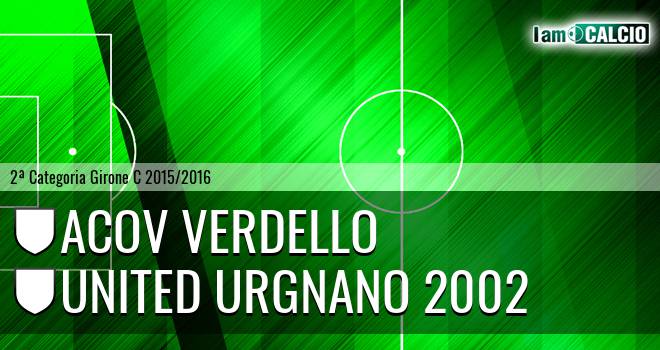 ACOV Verdello - United Urgnano 2002