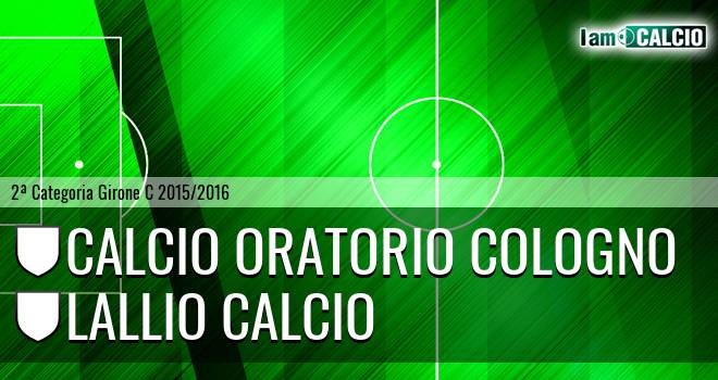 Calcio oratorio Cologno - Lallio calcio