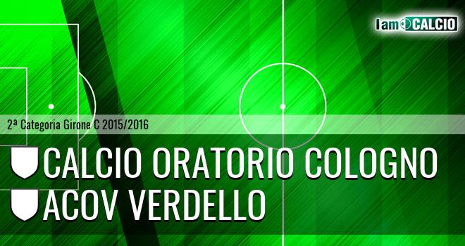 Calcio oratorio Cologno - ACOV Verdello