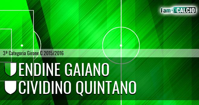 Endine Gaiano - Cividino Quintano