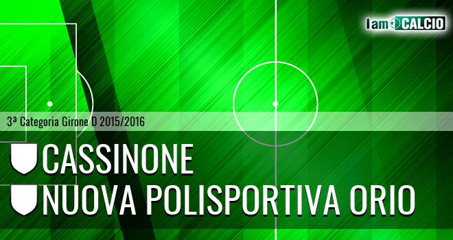 Cassinone - Nuova Polisportiva Orio