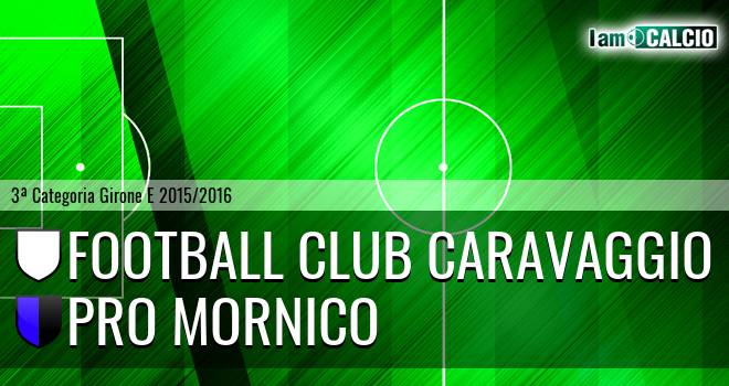 Football club Caravaggio - Pro Mornico