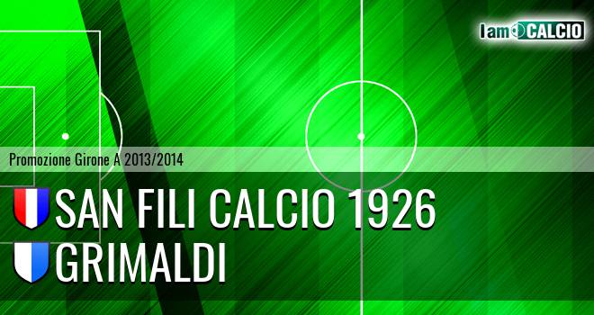 San Fili Calcio 1926 - Nuova Grimaldi