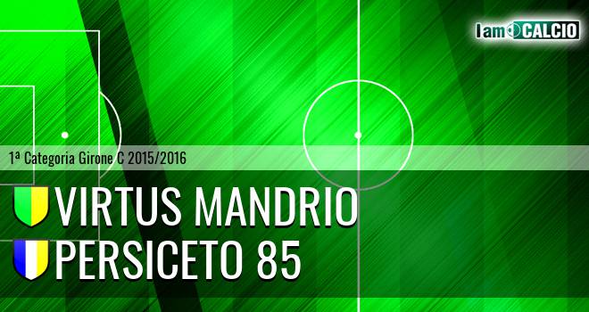 Virtus Mandrio - Persiceto 85