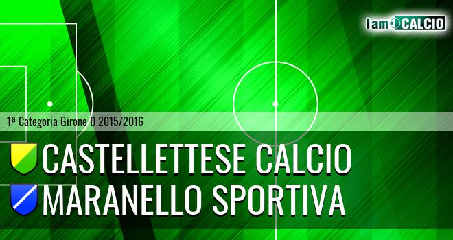 Castellettese Calcio - Maranello Sportiva