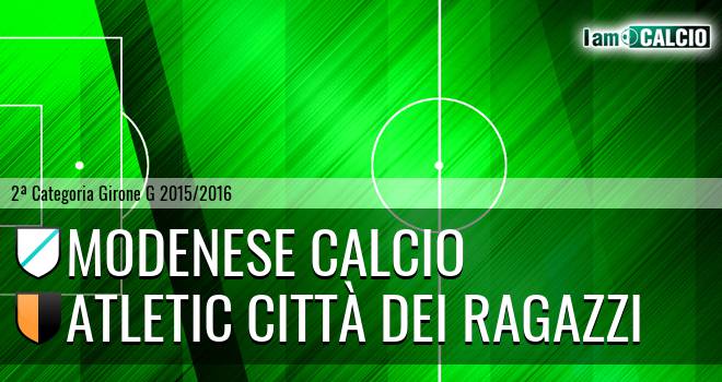 Modenese Calcio - Atletic Città dei Ragazzi