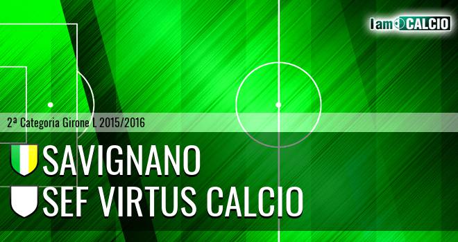 Savignano - Sef Virtus Calcio