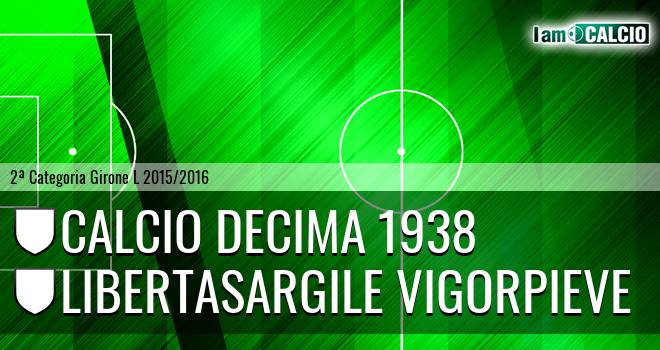 Calcio Decima 1938 - Libertasargile Vigorpieve