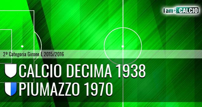 Calcio Decima 1938 - Piumazzo 1970