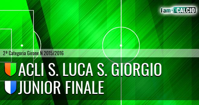 Acli S. Luca S. Giorgio - Junior Finale