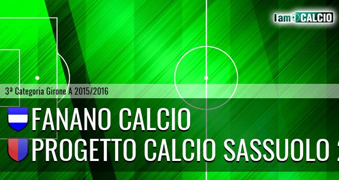 Fanano Calcio - Progetto Calcio Sassuolo 2