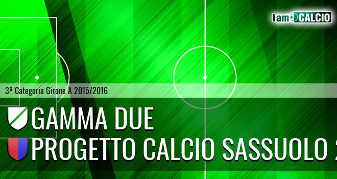 Gamma Due - Progetto Calcio Sassuolo 2