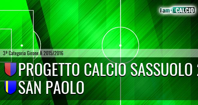 Progetto Calcio Sassuolo 2 - San Paolo