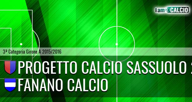 Progetto Calcio Sassuolo 2 - Fanano Calcio