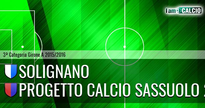 Solignano - Progetto Calcio Sassuolo 2