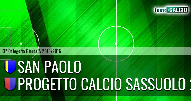 San Paolo - Progetto Calcio Sassuolo 2