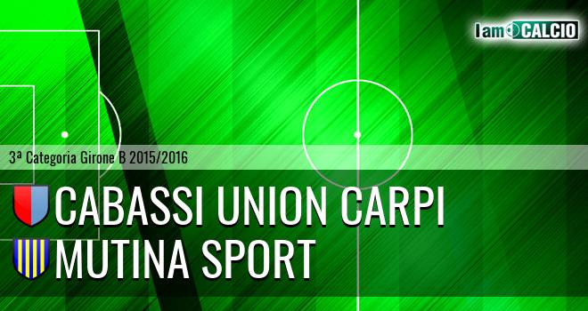 Cabassi Union Carpi - Mutina Sport