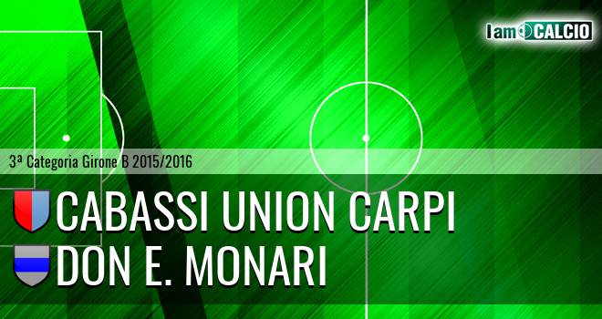 Cabassi Union Carpi - Don E. Monari