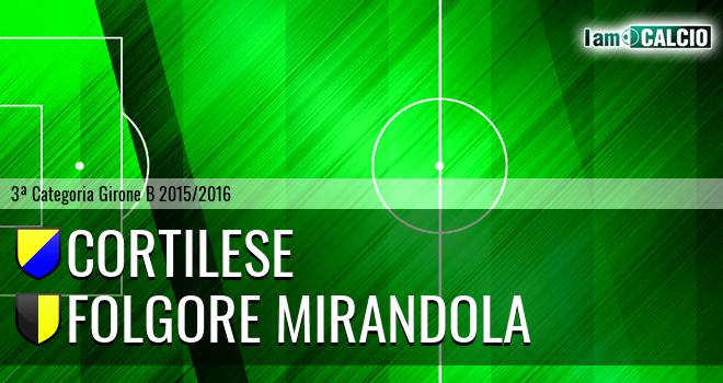 Cortilese - Folgore Mirandola