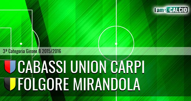 Cabassi Union Carpi - Folgore Mirandola