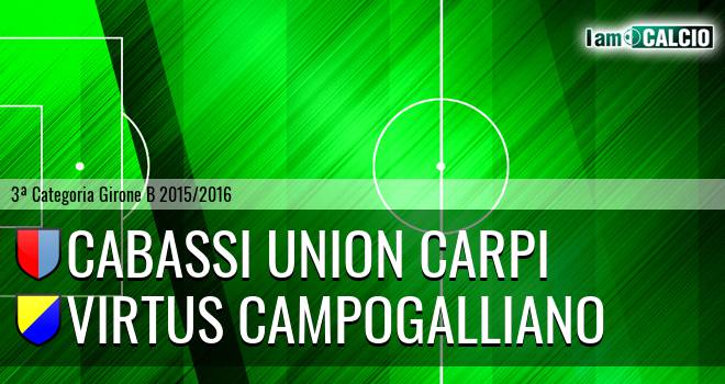 Cabassi Union Carpi - Virtus Campogalliano