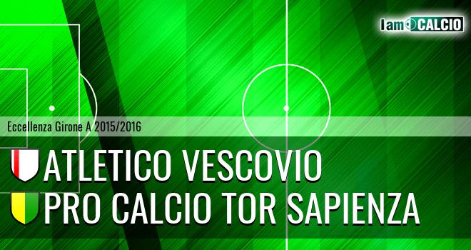 Atletico Vescovio - Pro Calcio Tor Sapienza