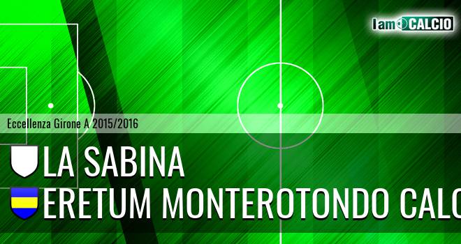 La Sabina - Eretum Monterotondo Calcio