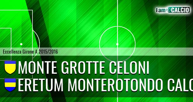 Monte Grotte Celoni - Eretum Monterotondo Calcio
