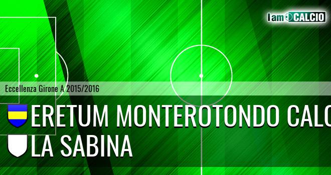 Eretum Monterotondo Calcio - La Sabina