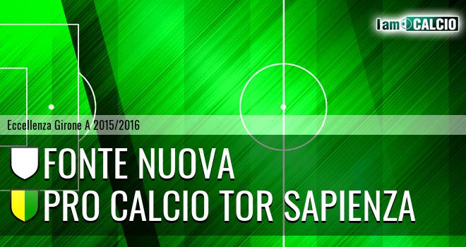 Fonte Nuova - Pro Calcio Tor Sapienza