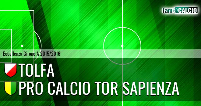 Tolfa - Pro Calcio Tor Sapienza