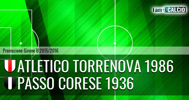 Atletico Torrenova 1986 - Passo Corese 1936