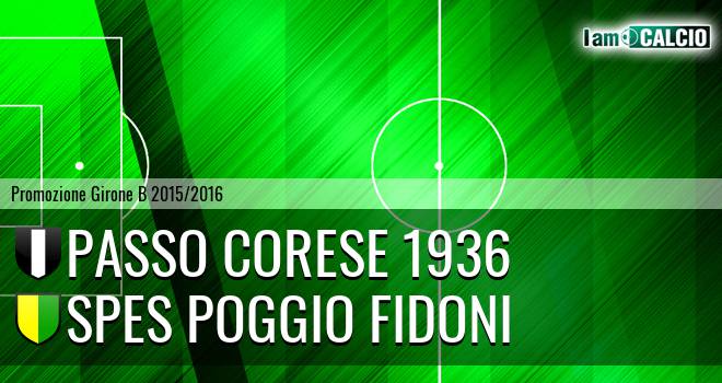 Passo Corese 1936 - Spes Poggio Fidoni