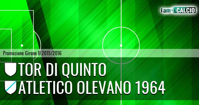 Tor di Quinto - Atletico Olevano 1964