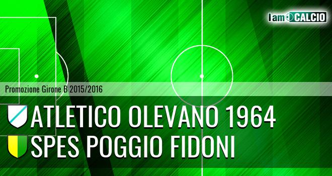 Atletico Olevano 1964 - Spes Poggio Fidoni