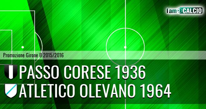 Passo Corese 1936 - Atletico Olevano 1964