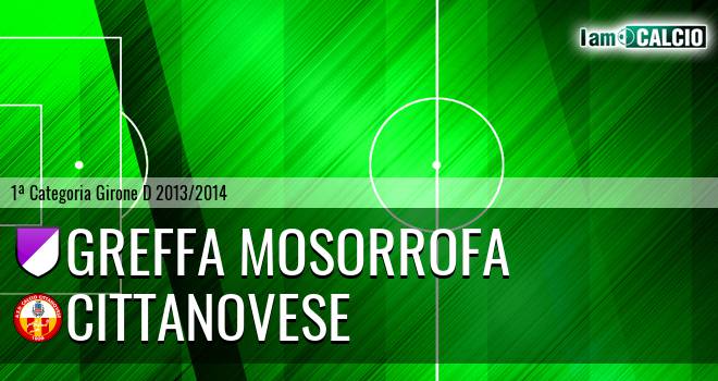 Greffa Mosorrofa - Cittanova Calcio