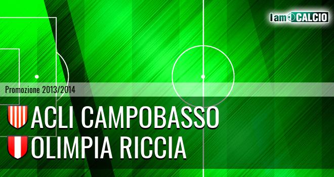 Acli Cb e Campodipietra - Olimpia Riccia