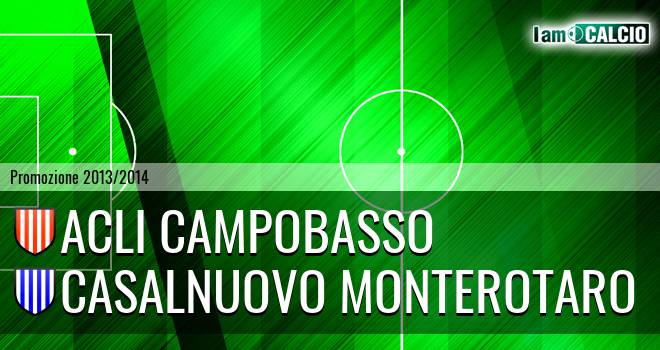 Acli Cb e Campodipietra - Casalnuovo Monterotaro