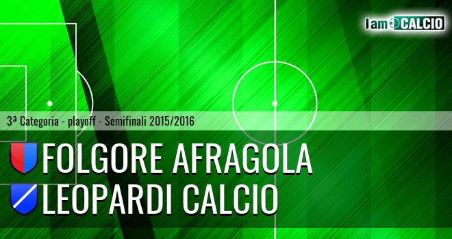 Folgore Afragola - Leopardi Calcio