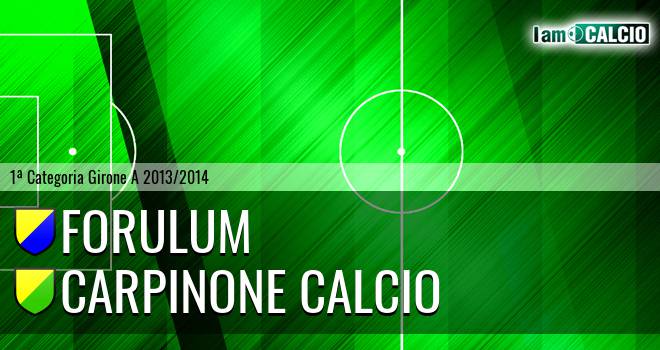 Forulum - Carpinone Calcio