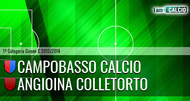 Campobasso Calcio - Angioina Colletorto