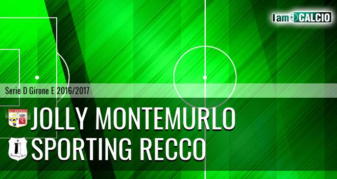 Jolly Montemurlo - Sporting Recco